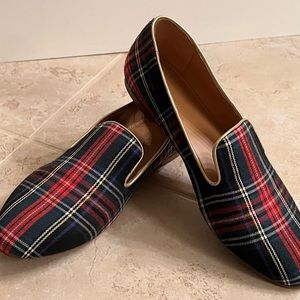 J.Crew Plaid Loafers 7.5